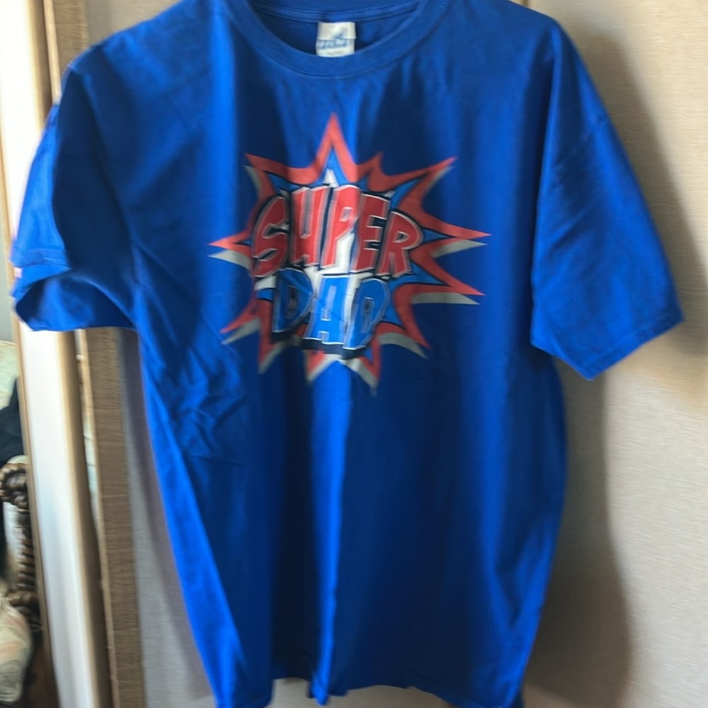 FINAL MARKDOWN Blue #1 Dad T-Shirt xl